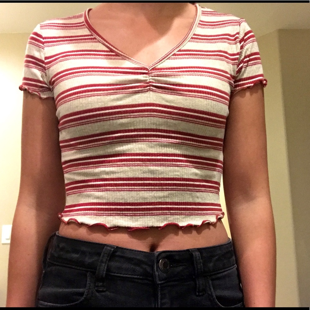 brandy inspired cropped tee shirt